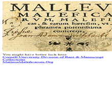 Tablet Screenshot of malleus.maleficarum.org